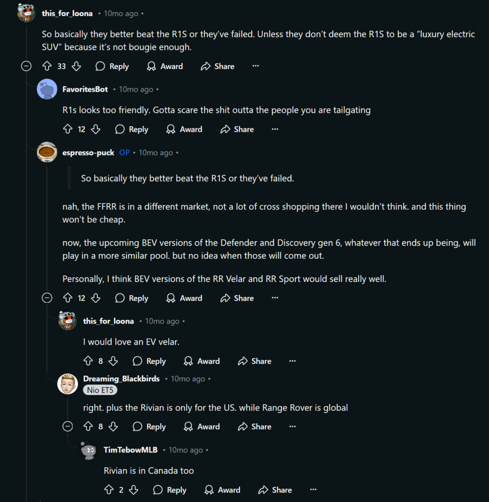 2025 랜드로버 레인지로버 전기차 - 아라비아 사막에서 모래언덕 정복?! 12 랜드로버 전기차 레딧 반응
